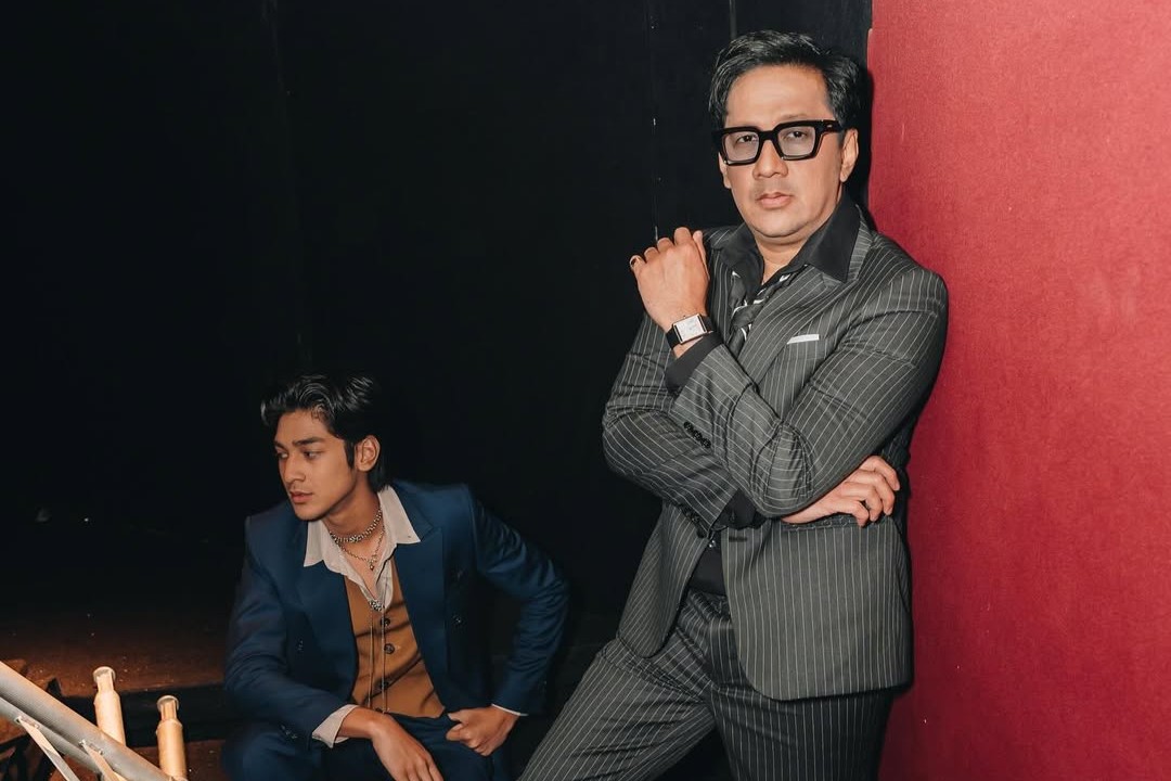 Andre Taulany dan Arkenzy Salmansyah Taulany (Instagram)
